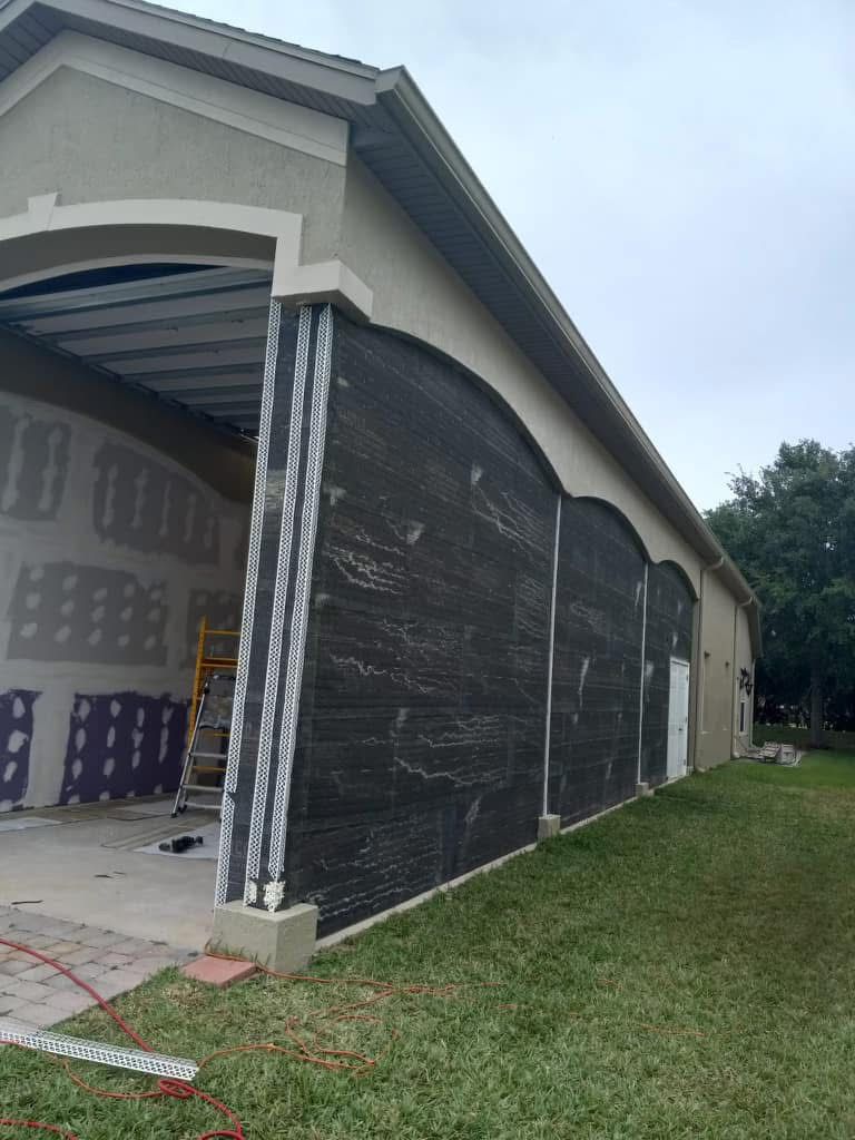 Mynor's Stucco Screen Install